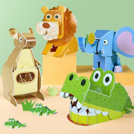 Paper 3D Shaped Puzzle for Early Childhood Education - Toys Ace