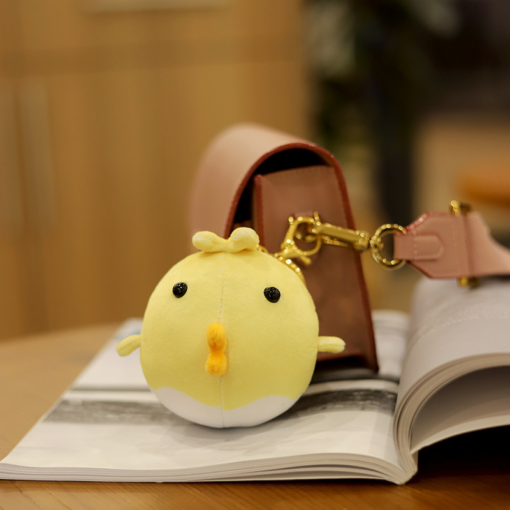Little Yellow Chicken Cub Doll Plush Toy Pendant Keychain