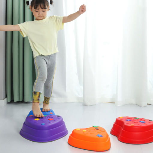 Children'S Sensory Integration Training Plastic River Stone - Toys Ace