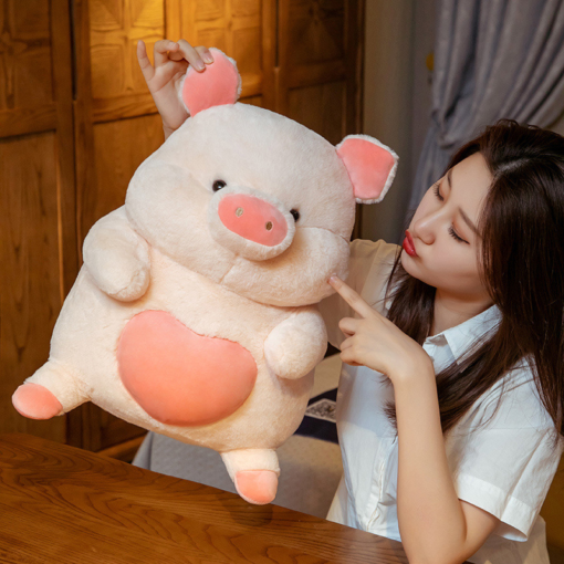 Cute Love Piggy Doll Plush Toy Room Decoration - Toys Ace