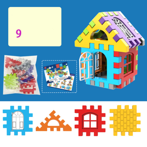 Children'S Large Particle Square Plastic Building Blocks Educational Toys - Toys Ace