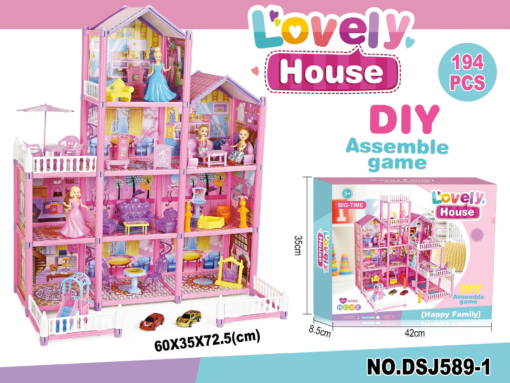 DIY Villa House Paradise House Dream Mansion Toy Castle Creative Assembly Model - Toys Ace