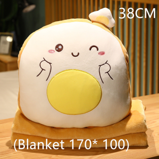 Cute Dessert Pillow Blanket Summer