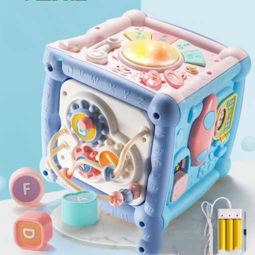 Six-Sided Box of Baby Toys