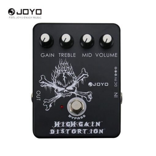 Dark Slate Gray JOYO JF-04 High Gain Distortion Electric Guitar Effect Pedal High Gain Distortion Metal Instrument Spare Part Effect Pedal