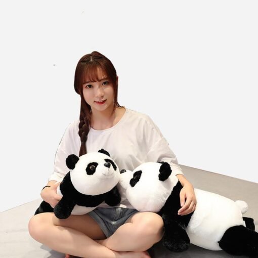 Simulation panda doll