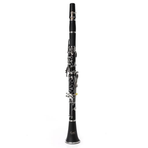 Dim Gray LADE 17 keys Drop B Multiple Colour Clarinet with Portable Case/Cleaning Cloth