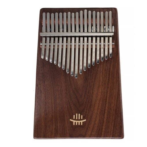 Dark Olive Green HLURU 17 Key Kalimba Finger Piano Thumb Wood Musical Instrument For Beginner Walnut