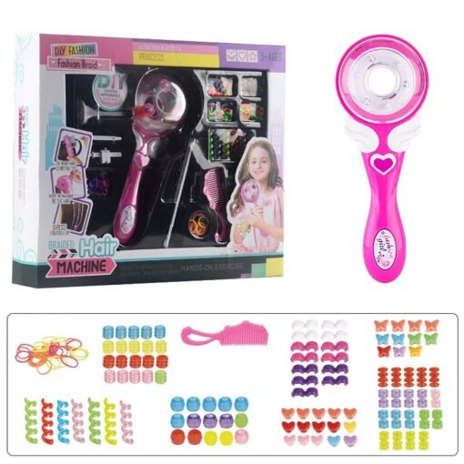 Electric Automatic Hair Braider DIY Magic Hair Braiding Machine Hair Styling Toys for Girls Gift - Toys Ace