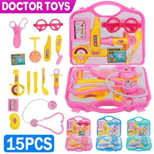 Simulation Doctor Toolbox Children's Play House Game Cultivate Hobbies Medical Tools Toy Set - Toys Ace