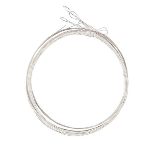 Beige Alices AM08 Mandolin Strings Plated Steel&Silver-Plated Copper Wound Strings 1st-4th 010-034