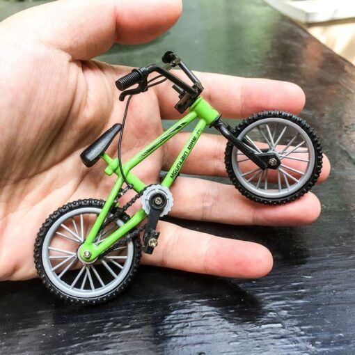 Dim Gray DIY Assembling Alloy Parts Simulation Climbing Bicycle Model Decoration Kids Child Toys RC Car Parts
