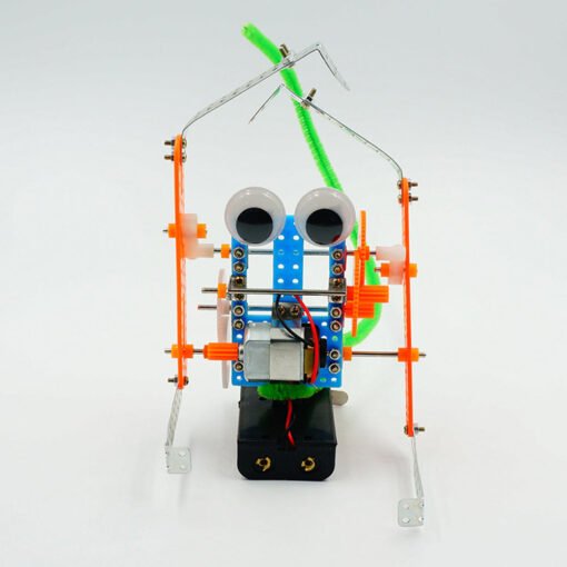 Dark Orange DIY Climbing Monkey Robot Educational Toy Robot Assembled Toy For Children