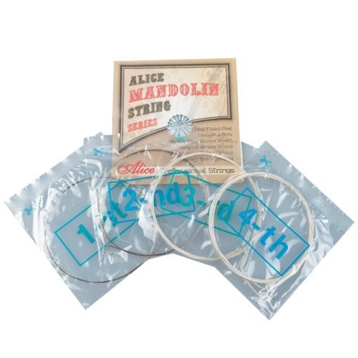 Cadet Blue Alices AM08 Mandolin Strings Plated Steel&Silver-Plated Copper Wound Strings 1st-4th 010-034