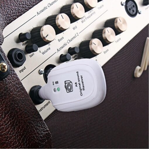 Lavender A8-TX/RX Wireless Audio Transmitter Receiver System for Electric Guitar Bass Violin