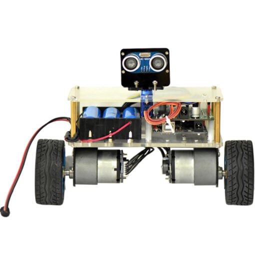 Antique White DIY STEAM  UNO Smart RC Robot Balance Car Educational Kit