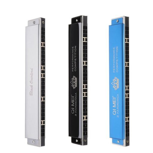 QIMEI QM28A-6 28 Holes C Key Polyphonic Harmonica For Performance Competition - Toys Ace