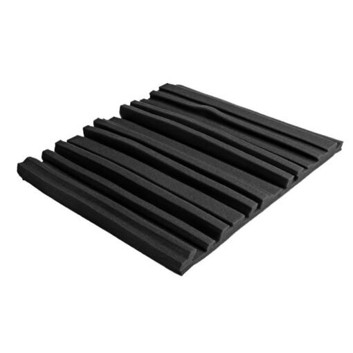 Black 8PCS High Density Flame Retardant Soundproof Cotton Studio Silencing Sponge