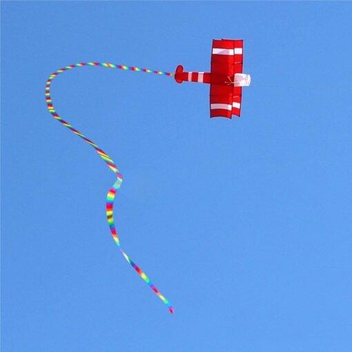 Firebrick Colorful 3D Aircraft Kite With Handle and Line Good Flying Gift