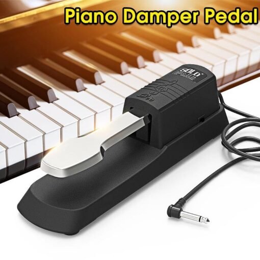 SOLO SP-08 Metal Pedals Strong Sound Reinforcement Sustain Pedal for Keyboard Piano Instruments
