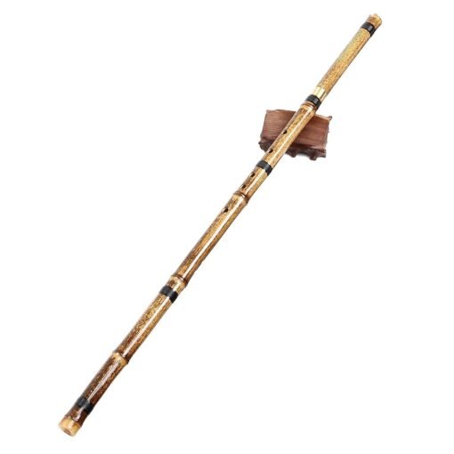 Rosy Brown G/F Key Detachable 2 Sections Natural Purple Bamboo Chinese Woodwind Flute