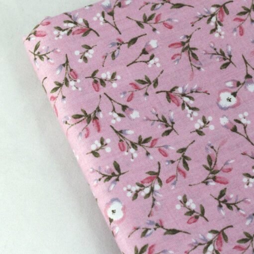 Dollhouse Sewing 5 Pink Assorted Pre Cut Charm 10" Squares Quilt Cotton Cloth Fabric Craft - Toys Ace