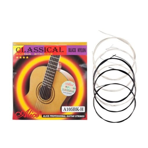 Goldenrod Alices Series black nylon Classical Guitar Strings A105BK-H Nylon Core Siver-Plated Copper Alloy Winding