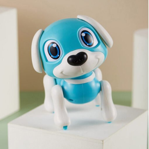 Dark Cyan MoFun 881 Gesture Sensing Avoid Obstacles Intelligent Interaction Electronic Robot Dog for Children