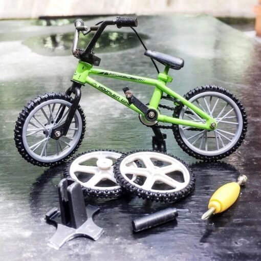 Light Slate Gray DIY Assembling Alloy Parts Simulation Climbing Bicycle Model Decoration Kids Child Toys RC Car Parts