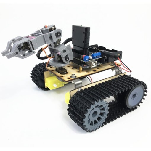 Small Hammer DIY 4DOF RC Robot Arm Tank with PS2 Remote Control