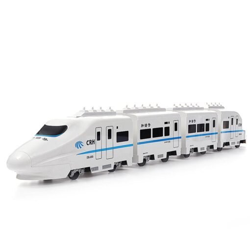 Light Gray FERPECT TOYS 757P-006 1/45 27MHZ 82cm Electric RC Train Harmonious CRH Rail Car Model