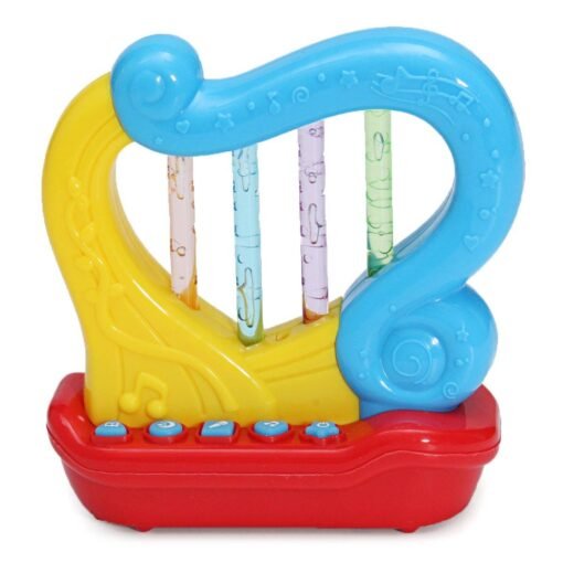 Goldenrod Musical Instruments Horn Harp Drum LED Light Story Telling Percussion Developmental Toy House Play