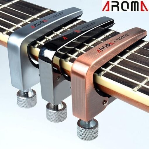 Rosy Brown AROMA AC- 11 Guitar Capo Zinc Alloy For Acoustic Electric Guitar