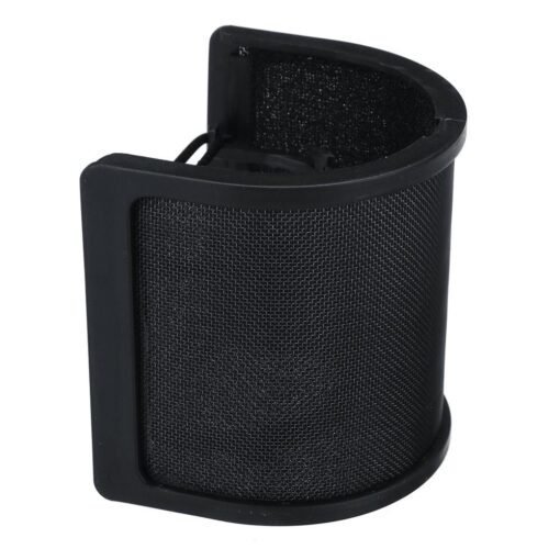 Upgraded Three Layers Filter Metal Mesh & Foam & Etamine Layer Microphone Filter,Microphone Windscreen Cover,Handheld Mic Shield Mask for Vocal Recording