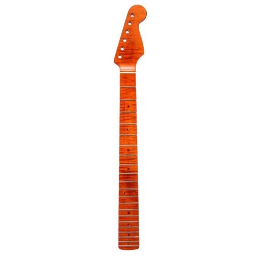 Orange Red Muspor Vintage Electric Guitar Neck 21 Frets Fingerboard Maple Neck Replacement for ST Strat Guitar Parts Accessories