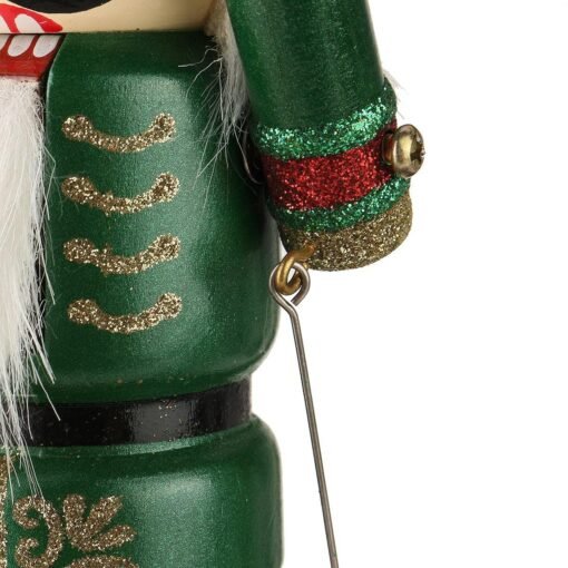Dim Gray Large Wooden Guard Nutcracker Soldier Toys Music Box Xmas Christmas Gift Decor