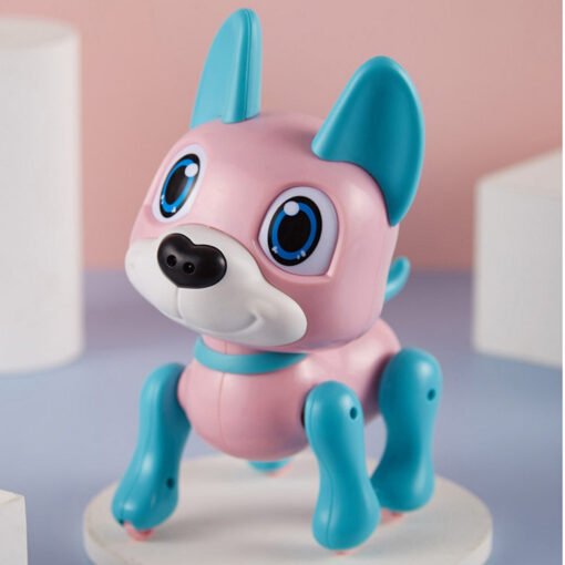 Rosy Brown MoFun 881 Gesture Sensing Avoid Obstacles Intelligent Interaction Electronic Robot Dog for Children