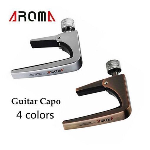 Dark Gray AROMA AC- 11 Guitar Capo Zinc Alloy For Acoustic Electric Guitar